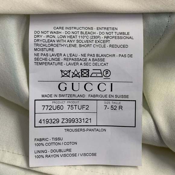 GUCCI SS16 Green Multi Color Floral Cotton Slim Fit Notch Lapel Suit - Picture 12 of 14